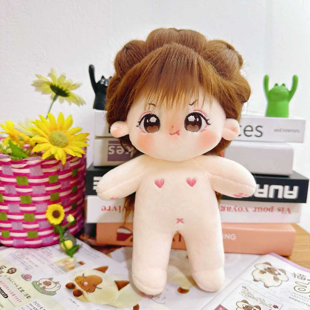 Cotton Stuffed Doll With Removable Clothes For Kids And Adults Collectible Plush Toy Gift