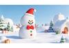 Snowman Silicone Night Light: Rechargeable Bedside Atmosphere Lamp & Festive Desktop Ornament, Perfect for Christmas and Birthday Gifts