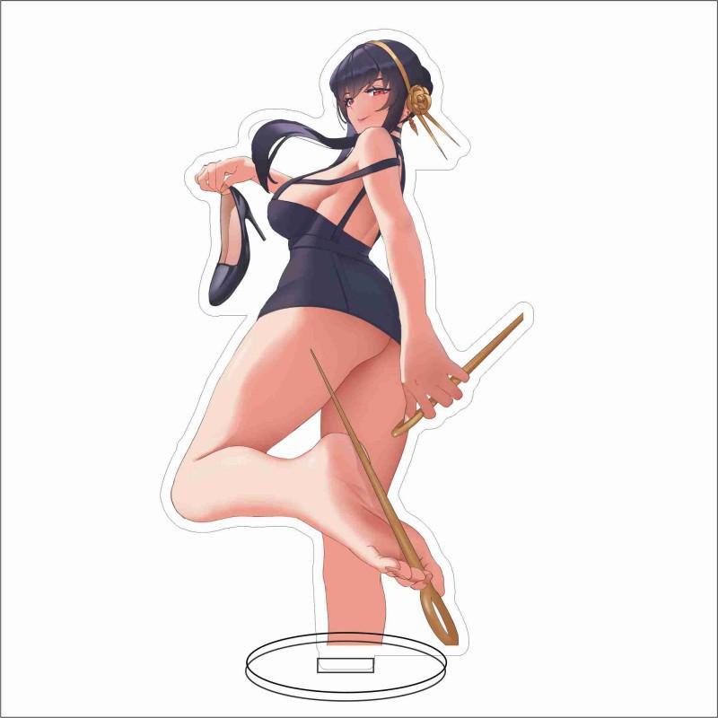 15CM SPY×FAMILY Anime Figure Yor Forger Cosplay Sexy Style Acrylic Stands Model Tabletop Decor Props Standing Sign Fans