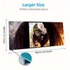 Angel Wings Book Large Size Mouse Pad Large Gaming Table Cushion Nonslip Laptop Tablet Big Mousepad Xxl Mat Mini Pc Playmat With Lock Edge