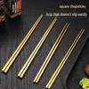 Korean Style Gold Stainless Steel Flatware Set