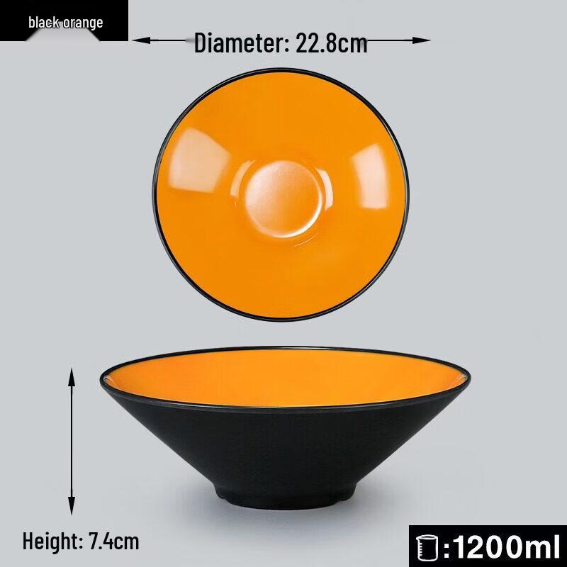 Bozhen Craftsman Melamine Conical Noodle Bowl