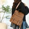 Vintage Large Capacity Backpack Women's Travel Shoulder Bag Handbag Three-purpose Bag