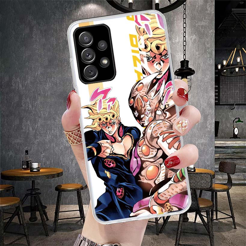 JoJo Bizarre Adventure Anime Phone Case For Samsung Galaxy A12 A22 A32 A52 A72 A02S A51 A50S A71 A70 A31 A20S Note 20 Ultra S10