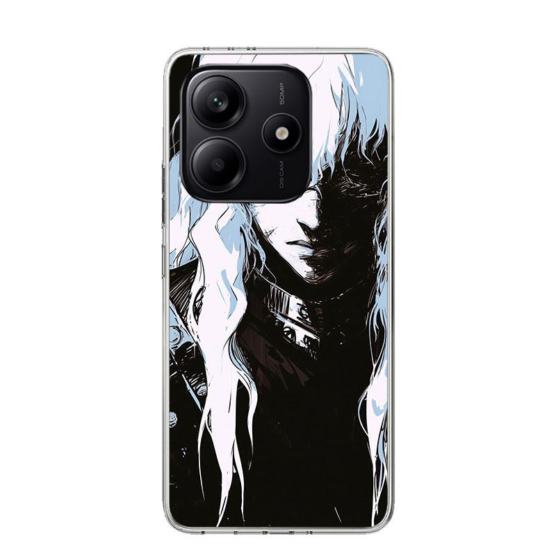 Black White G-Guts B-Berserks Phone Case For Xiaomi Redmi Note 15 14 13 12S 12 Pro Plus 11S 11E 11 11T 10S 10 Art Soft Pattern C