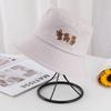 Big head circumference bucket hat boys and girls casual versatile face small wide brim sun hat couple basin hat