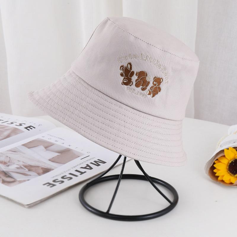 Big head circumference bucket hat boys and girls casual versatile face small wide brim sun hat couple basin hat