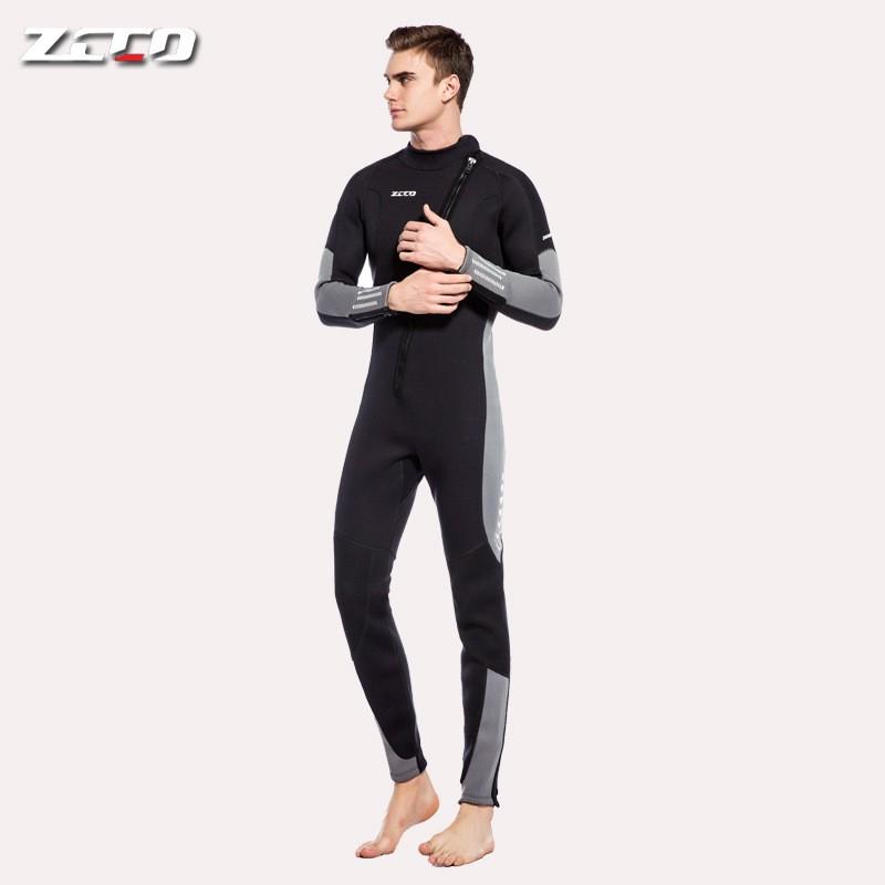 3mm Neoprene Wetsuit Men Women Full Body Warm Surfing Diving Snorkeling Winter Swimming Suit