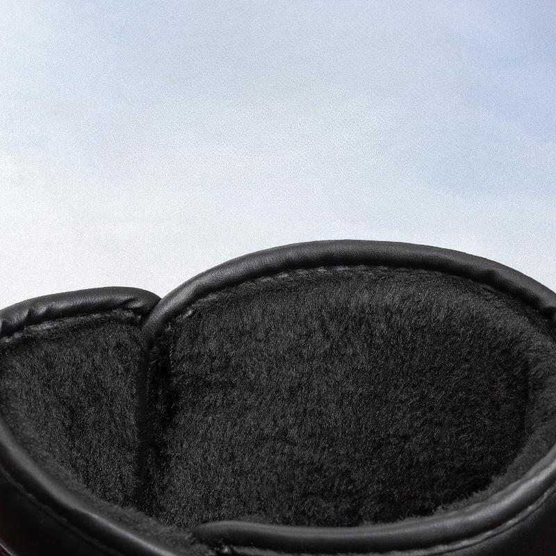 Verdickte warme Schneestiefel, kurze, rutschfeste Angelstiefel, Herrenschuhe aus Baumwolle zum Eisfischen