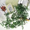 Artificial Ivy Plants Plastic Leaf With Pots Wedding New Year Christmas Decoration for Home Garden DIY Living Room Wall Hanging