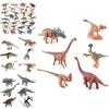 Realistische Miniatur-Dinosaurier-Modelle aus PVC, darunter T-Rex, Raptor, Triceratops und Pterodactylus, für Sammler und Dekoration