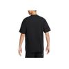 Nike Letter Print Knit Loose Short Sleeve T-Shirt Men Tops Black FD1301-010