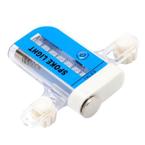 Waterproof Bicycle Cycling Wheel Tire Valve Stem Rim Decor LED Spoke Light Lamp