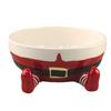 Christmas Creative Ceramic Fruit Plate Snack Storage Plate Cute Santa Candy Plate Living Room Coffee Table Fruit Bowl