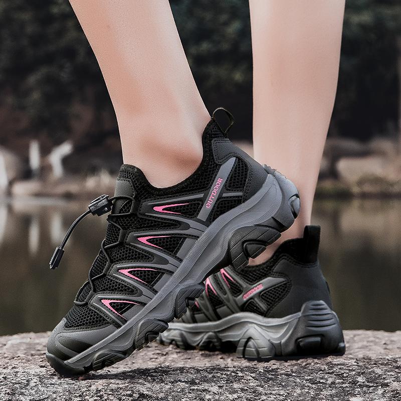 Men Women Breathable Hiking Shoes Climbing Trekking Sneakers Outdoor Wading Shoes Hunting Tactical Boots Anti-slip Mesh Shoes