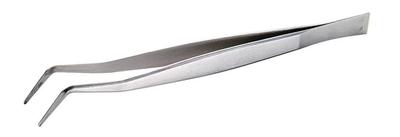 Mineshima Bent Tip Tweezers 155mm Hobby Tool F-110B