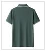Summer Solid Color Men's Short Sleeved T-shirt Thin Business Lapel Men's Polo Shirt