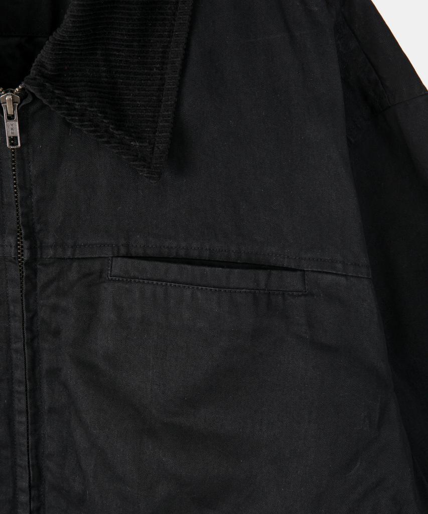 Asp Waxed Cotton Work Jacket - Black