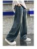 Boys' Spring and Autumn Jeans - 2025 New Stylish Straight-Leg Casual Pants