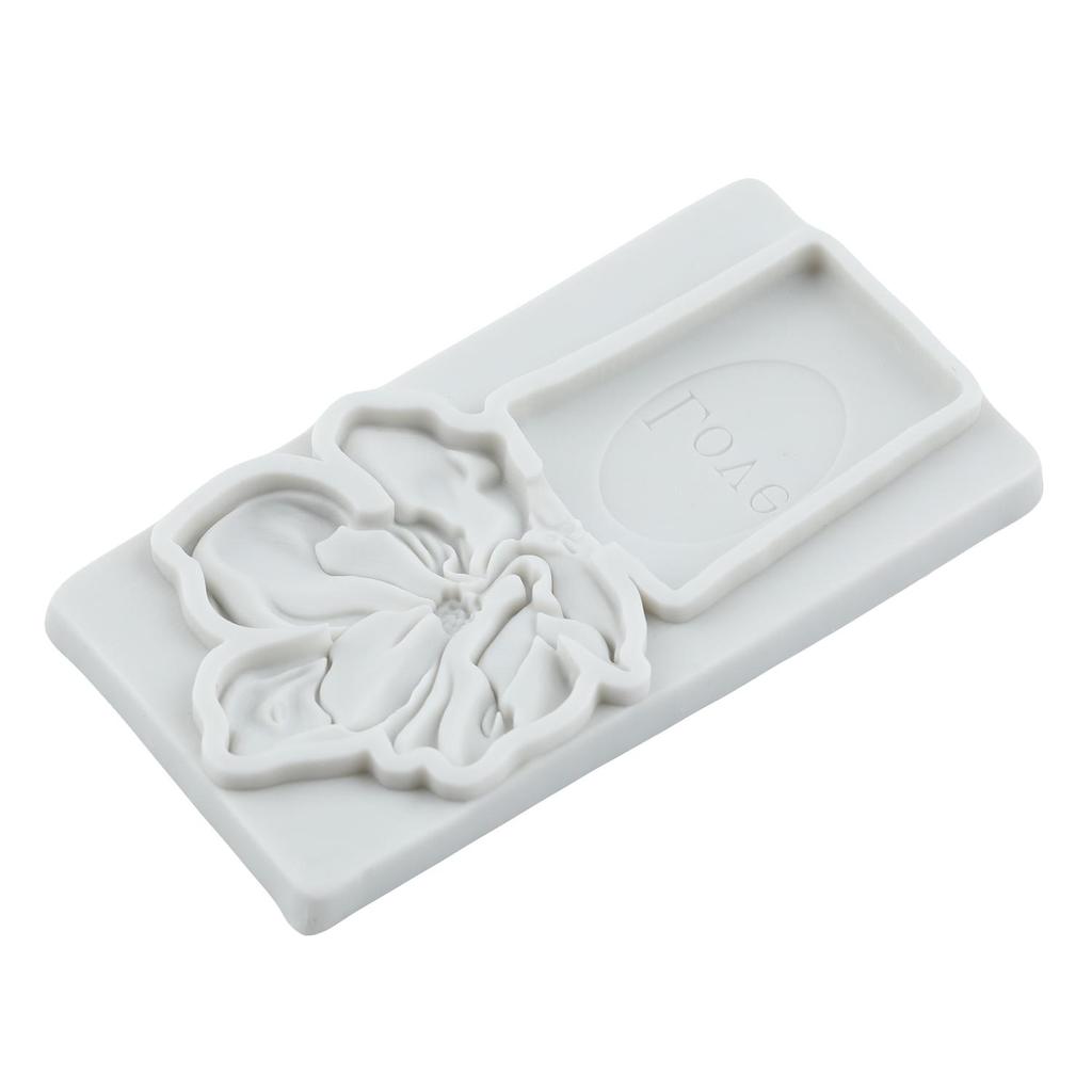 Perfume Bottle Silicone Molds Perfume Bottle Flower Fondant Mold Cake Decorating Tools Cupcake Topper Chocolate Candy Craft Gum Paste Polymer Clay