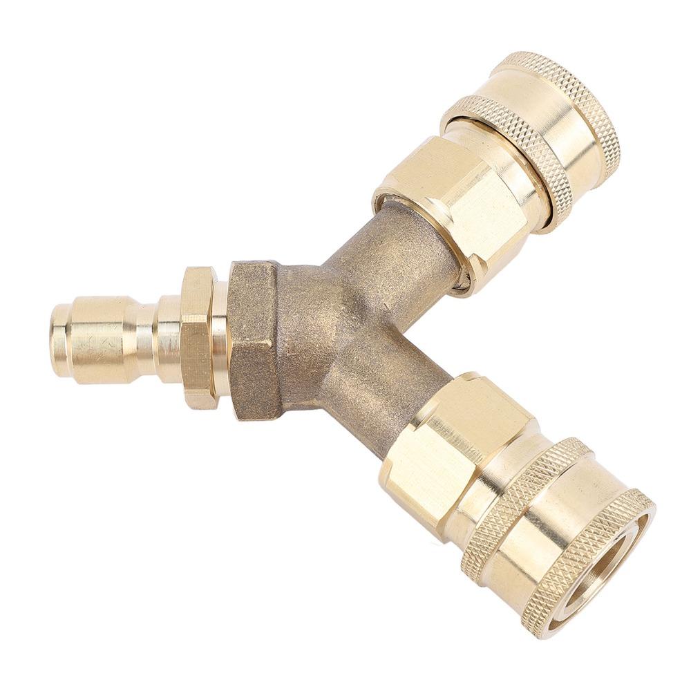 Three Way Tee Pressure Washer Tee Heavy Duty Washer Tee Fitting Water Line Accessory Use