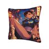 Game Fighter Chun Li Pillow Cover  Soft Cushion Cover Retro Trendy Pillow Case For Sofa Home Decor