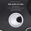 Zinc Alloy Desk Cable Grommet - Round Desktop Cable Pass-Through Cover