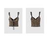 Y2K Velvet Lace Leopard Print Camisole: Sexy Tight-Fit Bandage Top