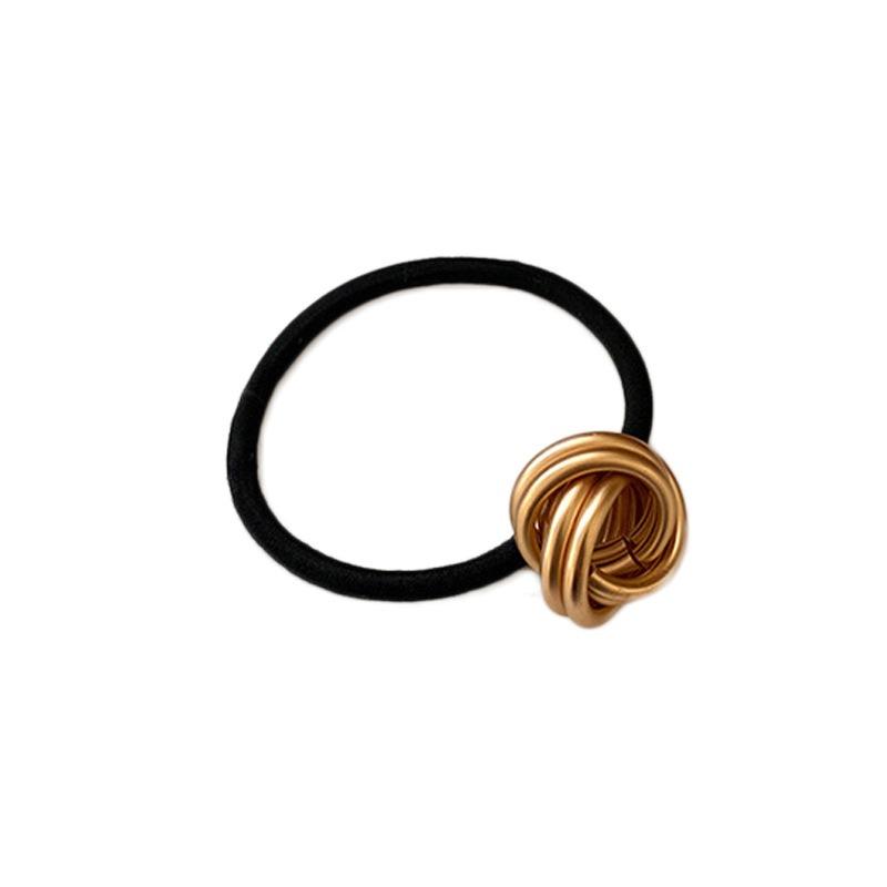 The Minimalist Alloy Twisted and Simple Hair Band, Hair Tie, Hair Rope and Ponytail in A High-end Style
