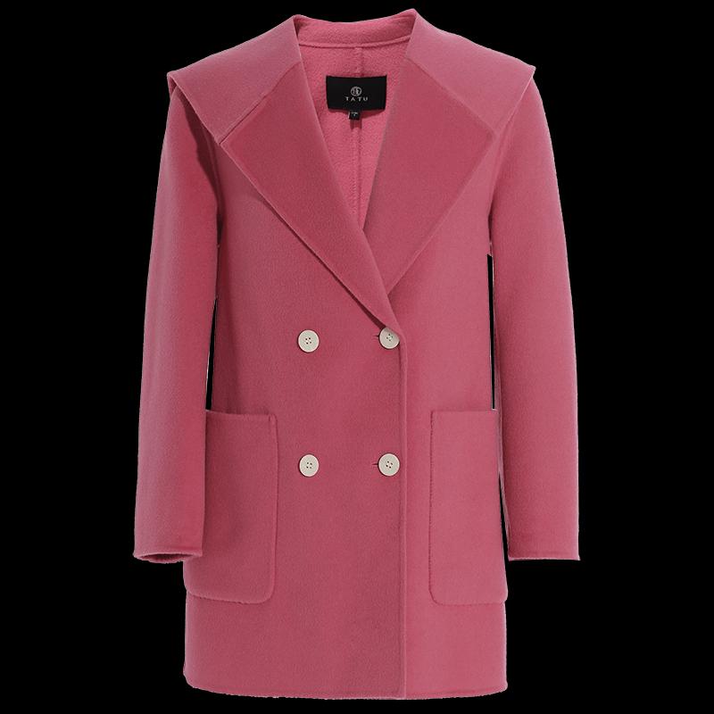 Women's Simple Elegant Wool Blend Coat