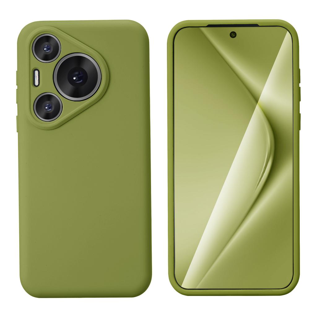 Applicable To Huawei Pura11pro + Mobile Phone Case, Liquid Silicone Solid Color P11 All-inclusive Anti-drop Case, Advanced Sense