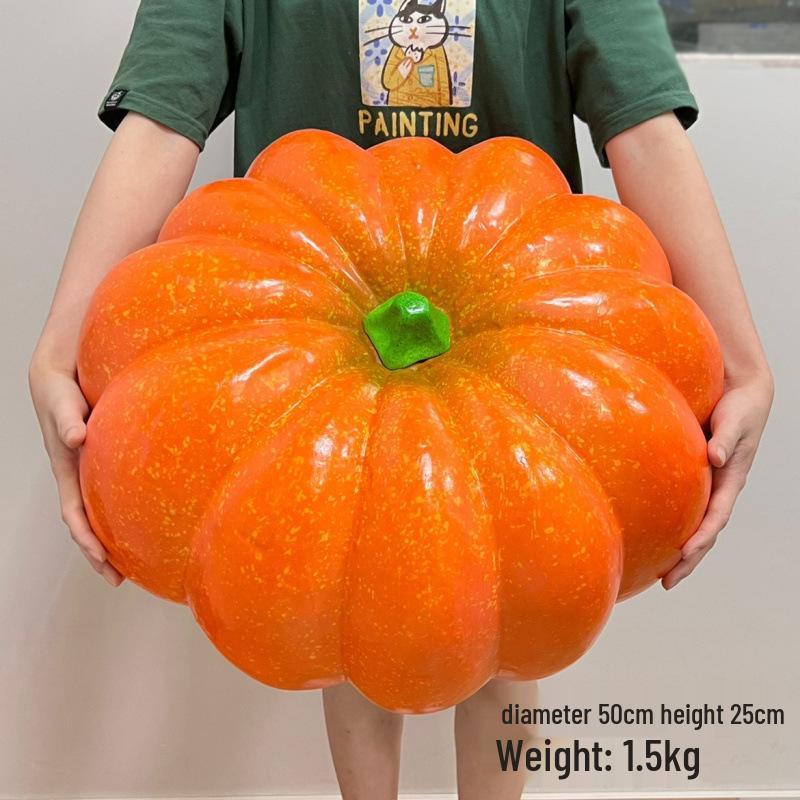 Pumpkin Harvest Festival Props: Farmhouse Halloween Decoration for Mall Displays and Room Ornaments
