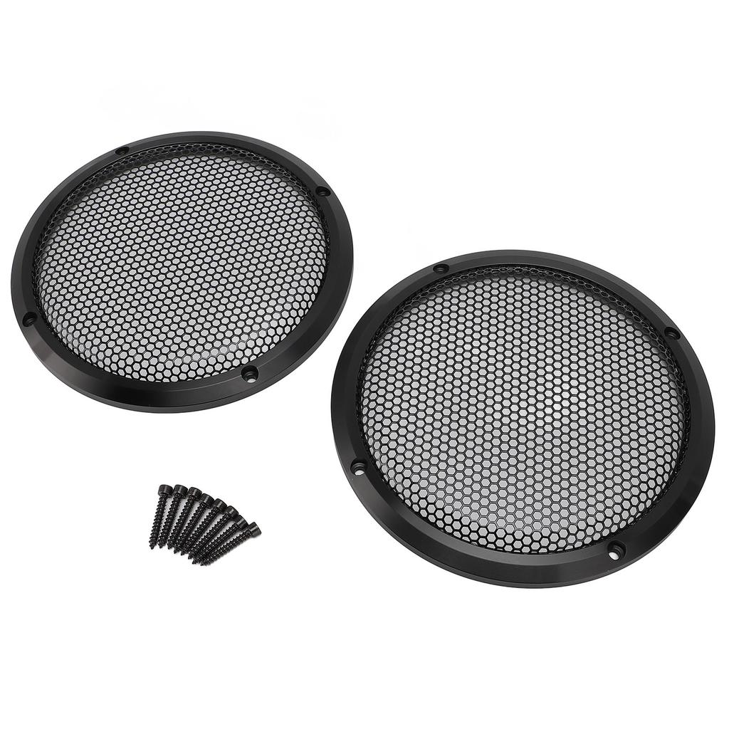 2 buc grilă difuzor auto 169 mm ușor de instalat universal metalic rotund difuzor auto protecție pentru acasă