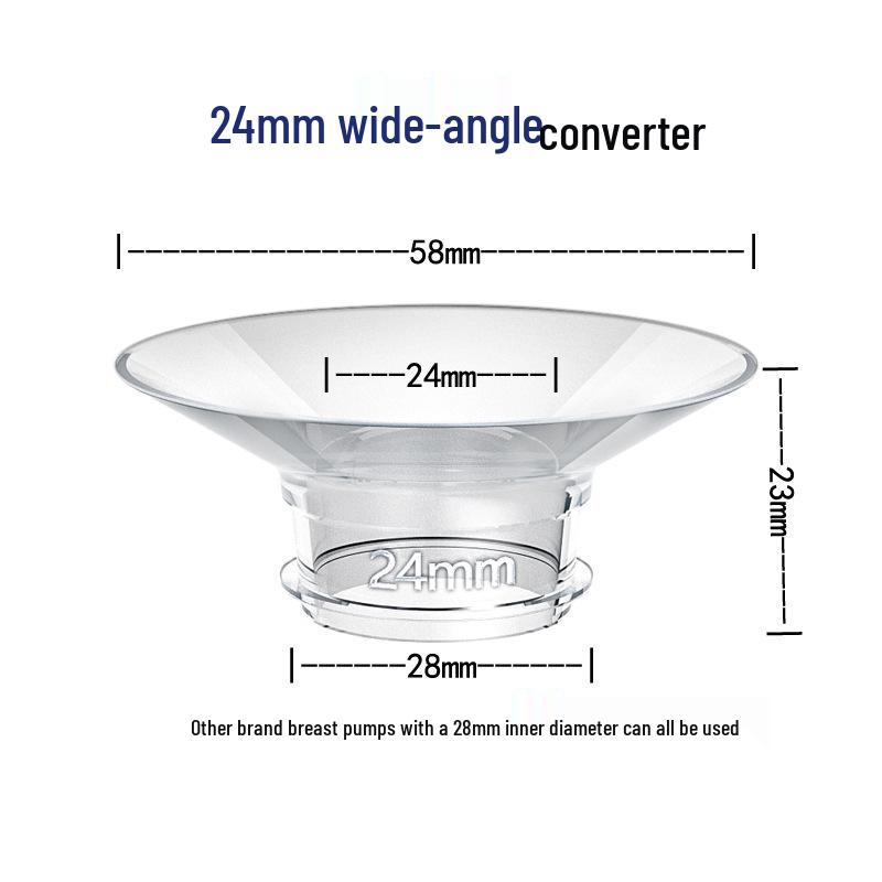 Wearable Hands-Free Breast Pump Flange Converter for Spectra and Newby by Little Bear
