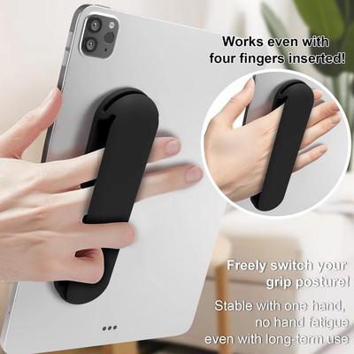 Tablet Hand Strap With Silicone Grip One-Hand Holder For Reading And Watching, Non-Slip Ergonomic Design For Comfort
