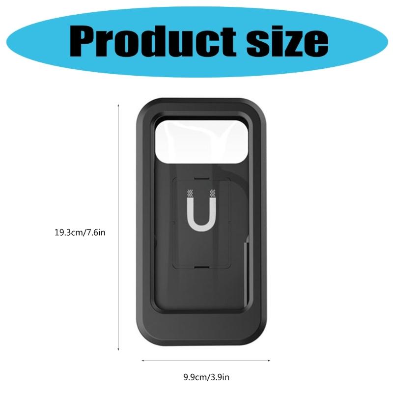 Universal Motorcycle Phone Holder Waterproof Not Vibration Handlebar Mobile Phone Mount Adjustable Height for Bicycles