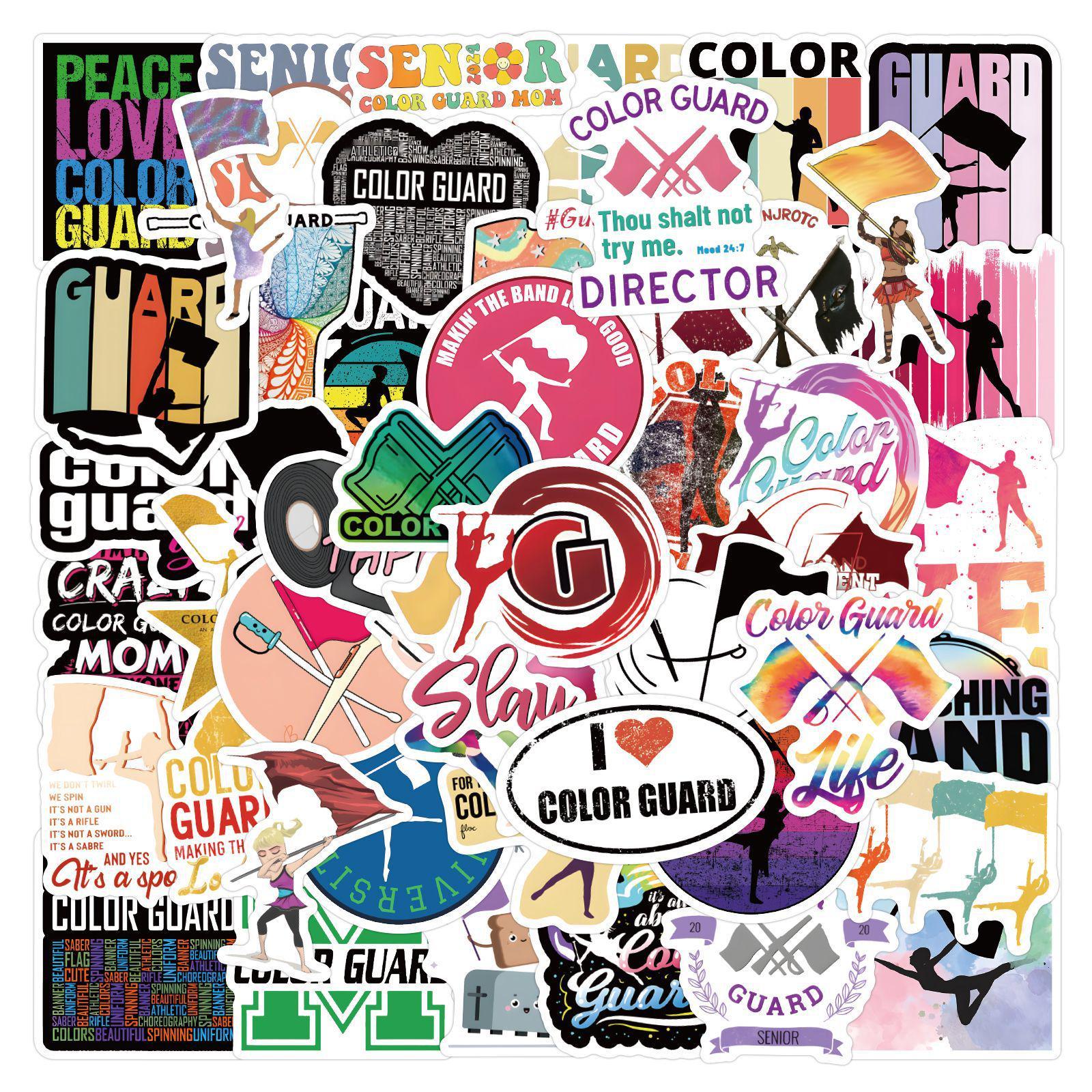 60 Cartoon Graffiti Stickers for Car Trunk & Water Bottle