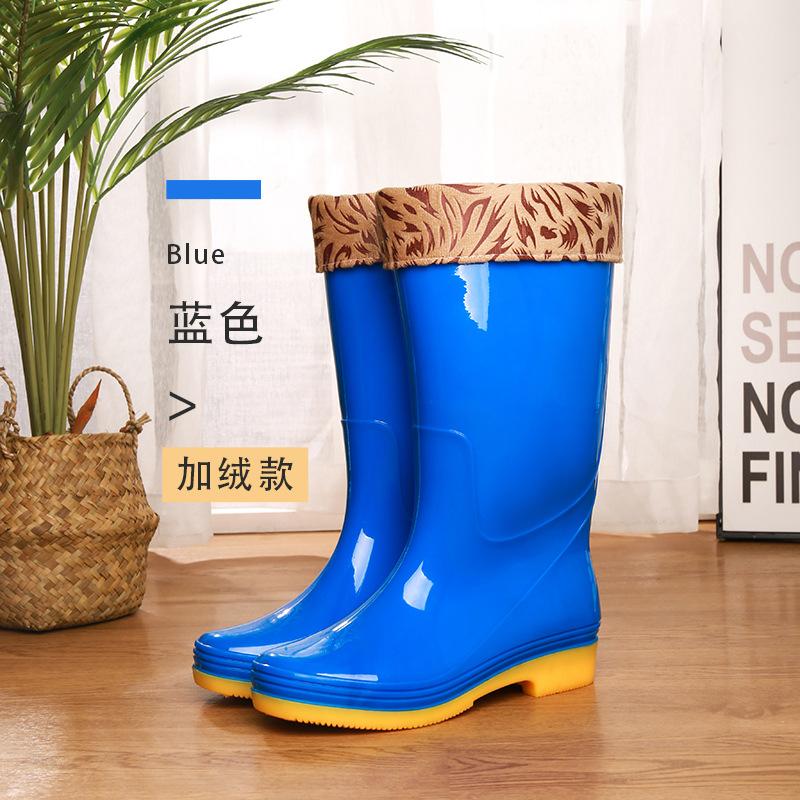 Water Shoes Without Lining Women's Tall Water Boots Long Boots No Mesh Non-slip Rain Boots Women's Rubber Shoes