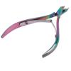 1PCS Nail Art Dead Skin Remover Clipper Scissor Stainless Steel Plating Rainbow Cuticle Nipper Cutter