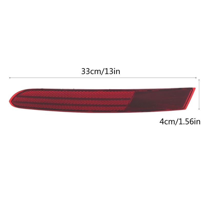 Foglight Left/Right Side Rear Bumper Reflector Light Rear Lamp for 15-18 7P6945701K 7P6945702G Auto Accessories