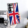 Union Jack England UK Flag Soft Phone Case For Samsung Galaxy S26 Ultra S25 Edge S24 FE S23 Plus S22 S21 + S20 Plating Anti-Fall