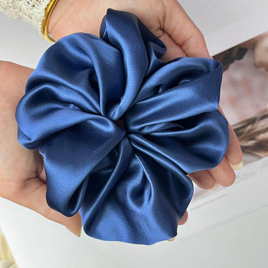 7cm Large Mulberry Silk Scrunchies - Luxury Hair Ties & Accessories