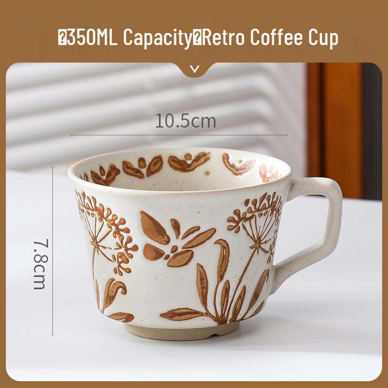 

OLOEY Japanese Hand-Painted Ceramic Coffee Mug
