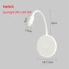 Modern LED Bedside Wall Lamp Bedroom Type-C Lamp Telescopic Hotel Reading Lamp   Indoor USB Adjustable Angle Wall Light