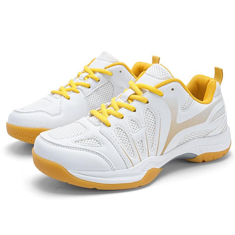 Unisex Badminton Shoes Men Women Lightweight Breathable Training Sneakers With Non-Slip Rubber Sole
