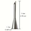 Stainless Steel Cake Decorating Nozzle - Versatile Icing Piping Tip for Pastries, Puffs & Fondant - Essential Kitchen Baking Tool