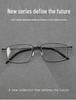 Linde Half-Titanium Screwless Glasses for Nearsighted Men – Super Light, Thin-Rimmed Frames (Model 5509)