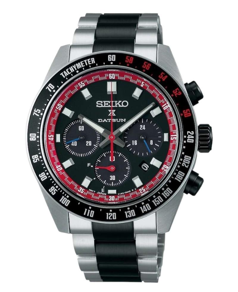 

Seiko Prospex SPEEDTIMER Solar DATSUN 240Z Часы Лимитированной Серии SSC957P1