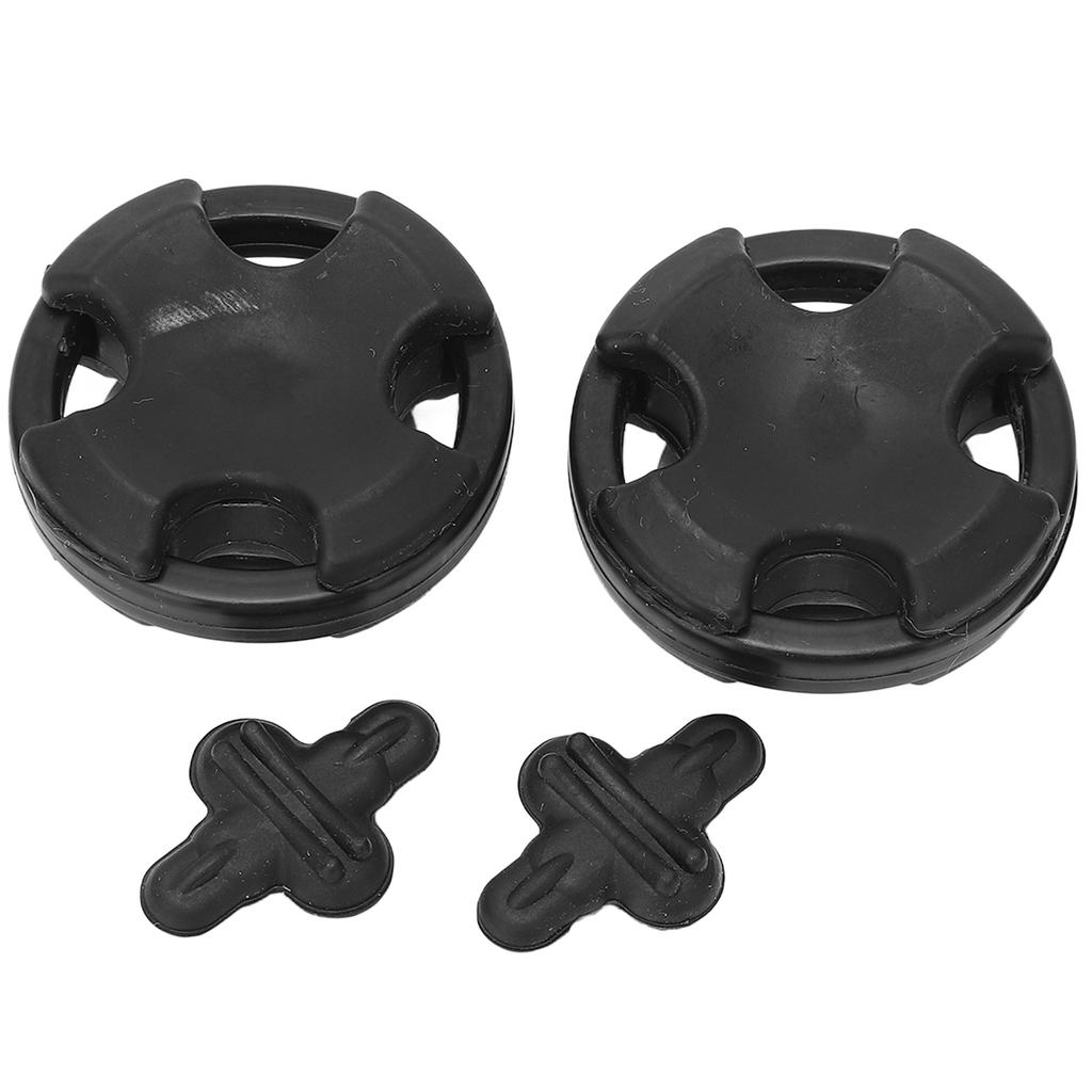 2 Stück Bogen Wurfarm Stabilisator Gummidämpfung Schwarz Recurve Dämpfer für Amerikanischen Jagdbogen Straight