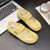 Women Mary Jane Flat Shoes Slip-On Casual Shoes Soft Bottom Lightweight Summer New Style Versatile Non Slip Outdoor Casual Shoes